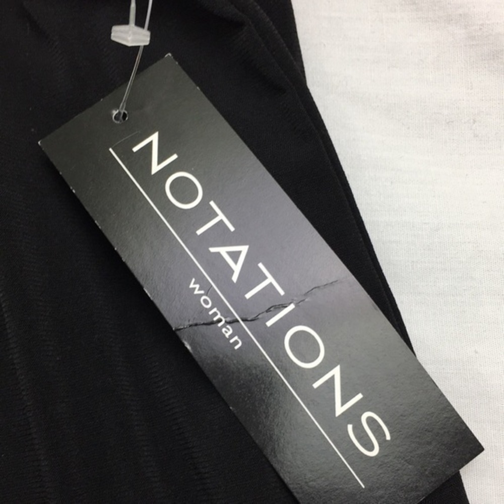Notations Black Ruffle Hem Skirt - Picture 5 of 16